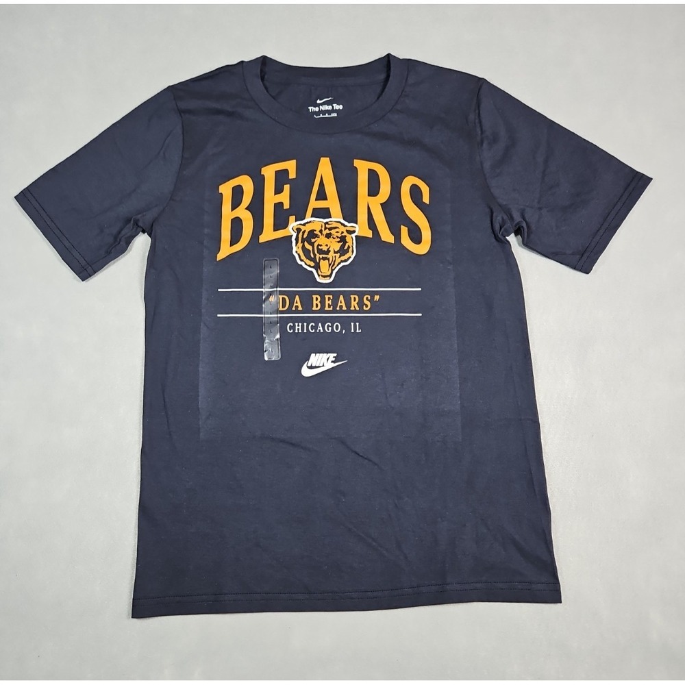 Nike Youth Chicago Bears Da Bears NFL Graphic T Shirt Size Large (14 / 16) NWOT